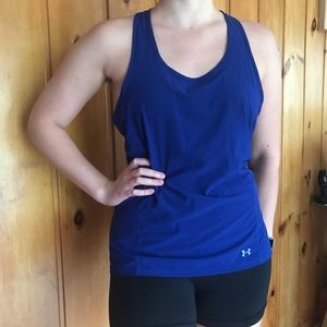 UNDER ARMOUR Blue SemiFit Tank Top